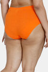 Zivame True Curv Medium Rise Full Coverage Hipster Panty - Exotic Orange — thumbnail 2